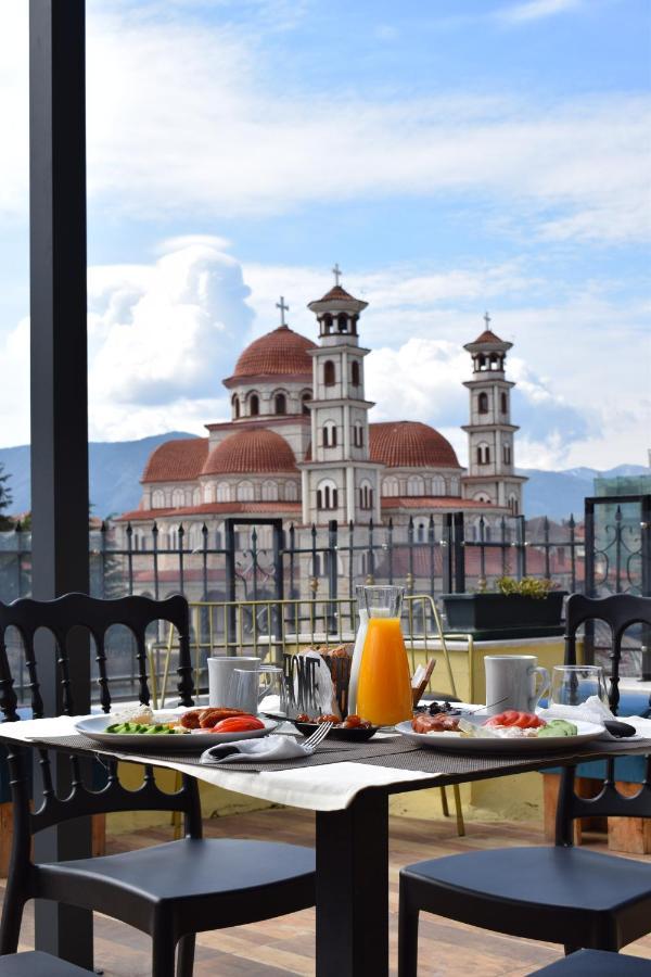 Bocca Hotel Корча Экстерьер фото